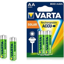 Varta 56736 Solar Accu Aa 800 Mah Kalem Pil 2Li Blister