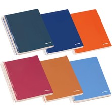 Mopak Ayraçlı Defter 3+1 Çizgili Kareli 120 Yaprak
