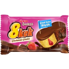 Ülker Dankek 8Kek Çikolatalı Çilekli 55 gr 24 Adet