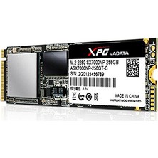 Adata XPG SX7000 256GB 1800MB-850MB NVME M.2 SDD