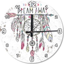 Cakasepetim Dream Away Düş Yolu Ahşap Duvar Saati