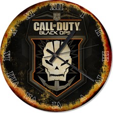 Cakasepetim Call of Duty Black Ops Şekilli Duvar Saati