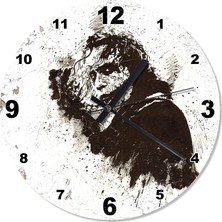 Cakasepetim Joker Tasarım Desenli Duvar saati