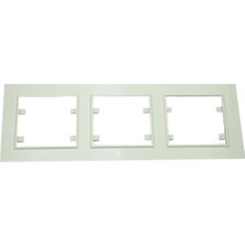 Makel  Karea Üçlü Çerçeve (Krem)