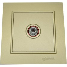 Makel  Karea Uydu Prizi Tekli Geçişli (Dore)