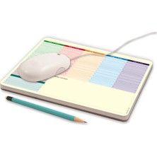 Direkt-Al Mouse Pad - Haftalık Kağıt Planer-Sümen Hergün1Renk