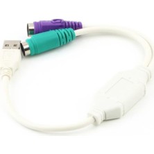 Alfais 4638 Usb Ps/2 Çevirici Dönüştürücü Adaptör Kablosu