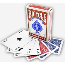 Bicycle Standart Poker İskambil Oyun Kağıdı (4 Tarafı Yazılı Oyun Kartı 2 Paket)