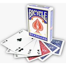 Bicycle Standart Poker İskambil Oyun Kağıdı (4 Tarafı Yazılı Oyun Kartı 2 Paket)