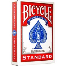 Bicycle Standart Poker İskambil Oyun Kağıdı (4 Tarafı Yazılı Oyun Kartı Kırmızı)