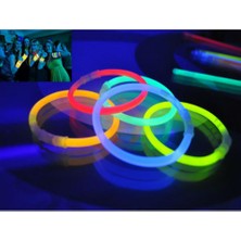 Wildlebend 10 Adet Glow Stick Bracelet Fosforlu Kırılan Çubuk Bileklik