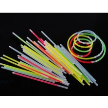 Wildlebend 10 Adet Glow Stick Bracelet Fosforlu Kırılan Çubuk Bileklik