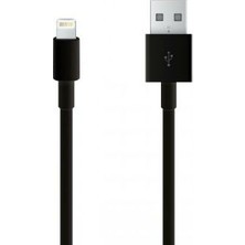 Wildlebend Renkli iPhone Uyumlu 5 5S 6 6S USB Data Kablosu - Siyah