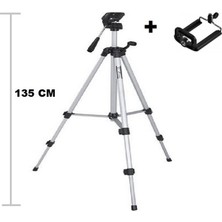 Wildlebend Tripod : Telefon ve Kamera Tutucu Ayak + Telefon Tutucu - Büyük Boy