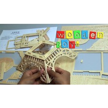 Wildlebend 3D Ahşap Puzzle - Eyfel Kulesi