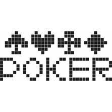 Hepsi Duvar Poker Duvar Sticker