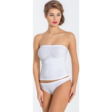Miss Fit Büzgülü Straples Korse