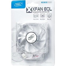 Deep Cool Xfan 80L/B Mavi Led 80Mm Kasa Fanı