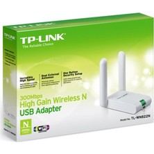 TP-LINK Tl-Wn822N 300Mbps Wi-Fi 2X3Dbi Usb Adaptör