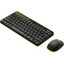 Logitech Mk240 Klavye Set Siyah/Sarı 920-008215