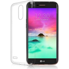 Microcase LG K10 2017 Ultra İnce Silikon Kılıf+Tempered Glass