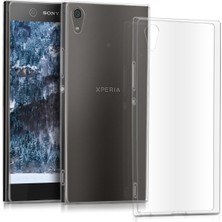 Microcase Sony Xperia XA1 Ultra 0.2 mm İnce Silikon+Nano Glass