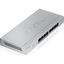 Zyxel GS1200-8HP 8-Port POE 10/100/1000Mbps Tak-Kullan QoS 60W Toplam Güç Destekli Web-Yönetilebilir Güçten Tasarruflu Gigabit Switch