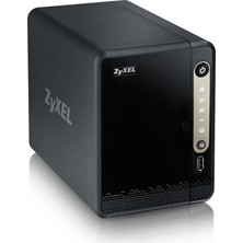 Zyxel NAS326 2-Disk Slotlu 16TB 2.5"/3.5" SATA I/II Harddisk DLNA myZyxelcloud DDNS ISCSI Destekli Uzaktan Yönetilebilir Ağ Veri Depolama Cihazı