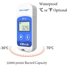 Elitech Mini Sıcaklık Kayıt Cihazı Datalogger Rc-5 Thr235