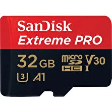 Sandisk Extreme Pro microSDHC 32GB + SD Adapter + Rescue Pro Deluxe 100MB/s A1 C10 SDSQXCG-032G-GN6MA