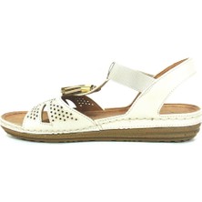 Carlaverde 140738 Bej Anatomik Comfort Bayan Sandalet