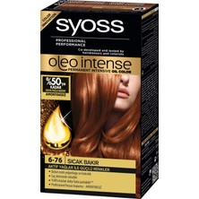 Syoss Oleo Intense Color 6-76 Sıcak Bakır Saç Boyası