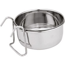 Eurogold 5 Oz Kanca Askılı Çelik Mama-Yem Kabı