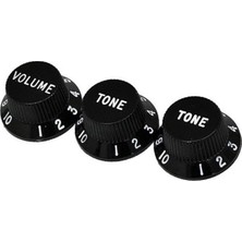 Fender Volume / Tone Knob Set Strat 1V/2T Blk - Buton