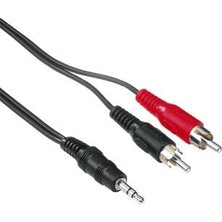Hama 3.5mm - 2RCA Stereo Siyah 3M