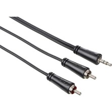 Hama 3.5mm - 2RCA Stereo Siyah 1S 1.5M