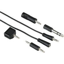 Hama Kablo-Adaptör Seti 3.5mm/6.3mm 1S 2.5M