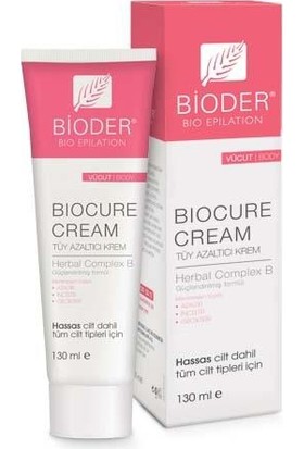 Bioder Biocure Tüy Azaltıcı Vücut Kremi 130 Ml