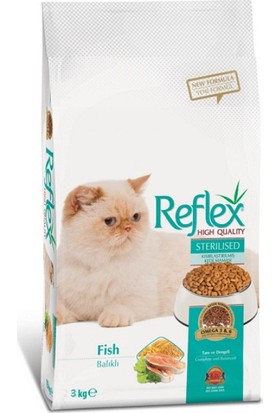 Reflex Balıklı Kısırlaştırılmış Yetişkin Kedi Maması 3 Kg