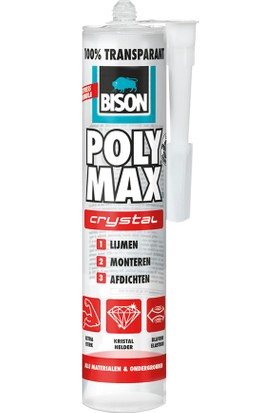 Bison Polymax 300 Gr Kartuş Şeffaf (%100 Su Sızdırmaz)