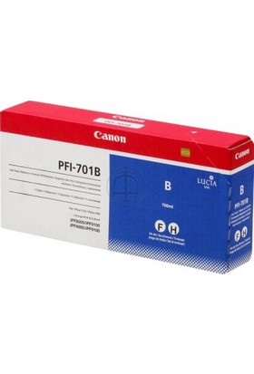 Canon Pfı-701B Mavi Kartuş 700 Ml. İpf8000 / İpf8100 / İpf9000