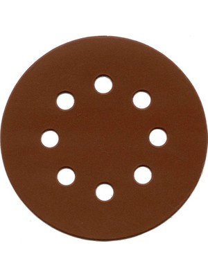 Nikon Cırtlı Disk Zımpara Kahverengi Alox 125 mm 150 Kum 10 Adet