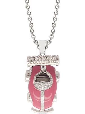 Altınsepeti Gümüş Pembe Spor Araba Kolye G592Kl