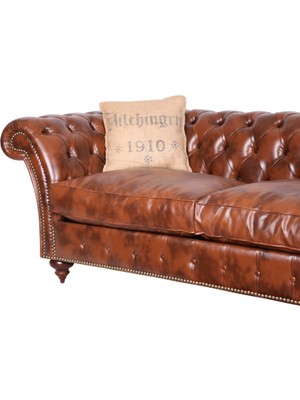 3A Mobilya New Brown Chesterfield