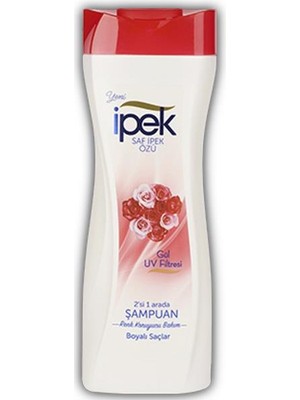 Ipek Boyalı Saçlar Için 2'Si 1 Arada Gül Özlü Şampuan 570 Ml
