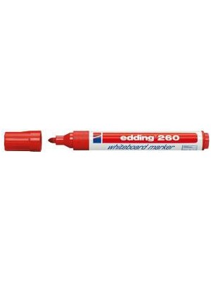 Edding (E-260) Beyaz Tahta Kalemi Kırmızı 10 Lu