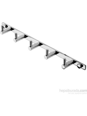 RST® MANNESMANN 5'Li Set Askı - Zamak Üzeri Krom Kaplı