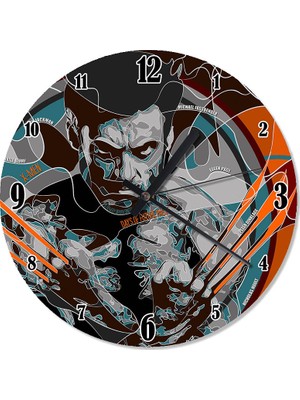 Cakasepetim The Wolverine Temalı Duvar Saati