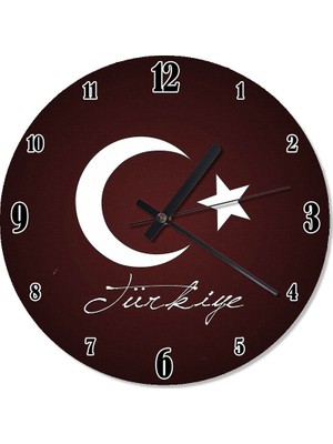 Cakasepetim Türkiye Temalı Hediyelik Duvar Saati