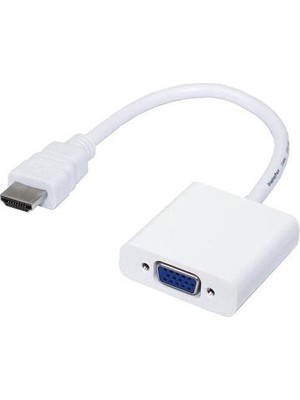 Kuvars Hdmı To Vga Görüntü Projeksiyon Uyumlu Kablo Çevirici Adaptör